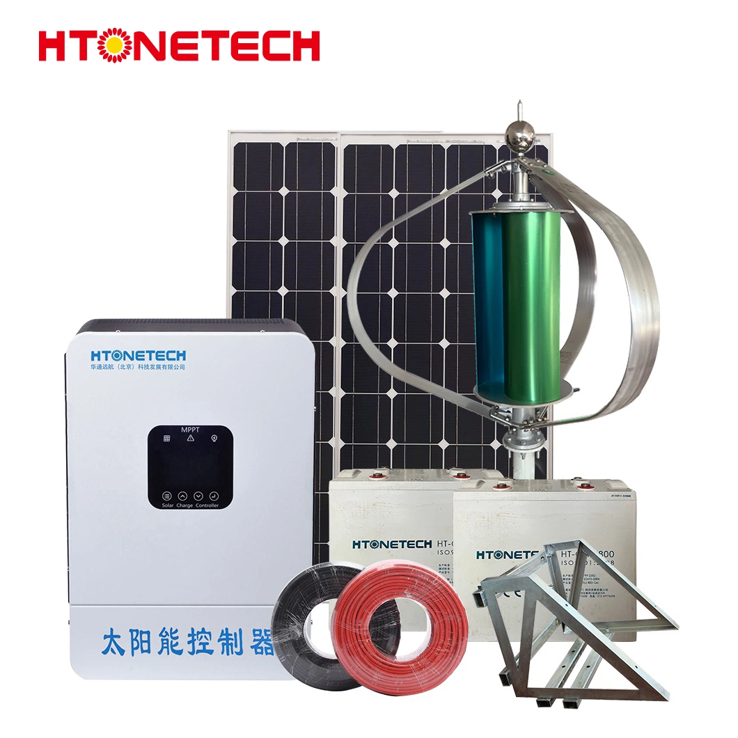 Htonetech Half-Cell Mono Solar Panel 475W 480W 485W 490W Factory 3 kVA Solar System Complete Kit China 10kw Solar Power System Wind Solar Hybrid