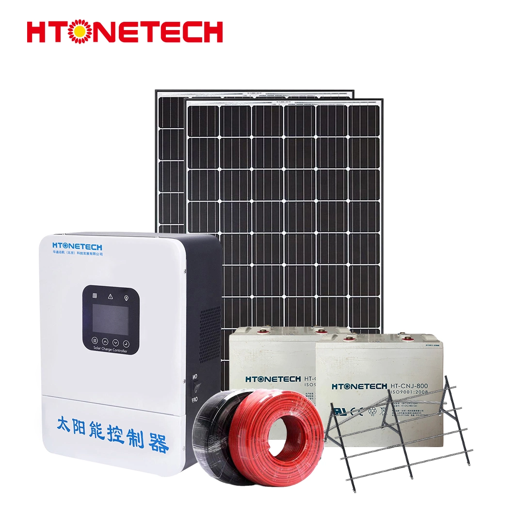 Htonetech 25 Kw Solar Energy System off Grid Suppliers China 5kw 253kw Competitive Price Hybrid Solar Energy System with 200W Foldable Solar Panel