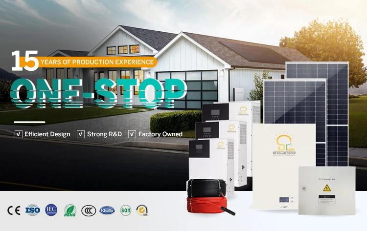 Hybrid Solar Energy Power Systems 5kwh 10kwh 15kwh 20kwh 25kwh 30kwh Home Solar System Kit