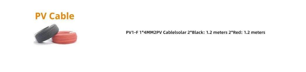 Home Solar Power Solution with Photovoltaic Panel Micro Inverter 800W Roof Balcony Mounted System