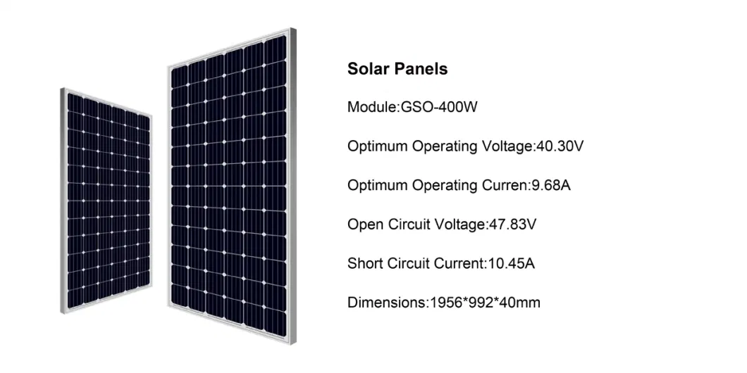 Solar Power System 2kw 3kw 5kw 10kw Residential Photovoltaic off Grid Hybrid System