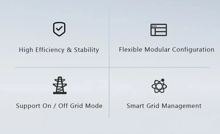 50kw Hybrid Solar Storage Inverter on and off Grid Three-Phase Self-Contained Inverter Support N+1 Power Conversion System PCS