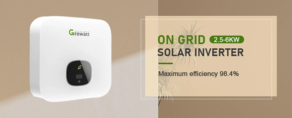 Growatt Inverter5kw 10kw 20kw 3000W 5000W on Grid Solar Inverter Price Min5000tl-X/Xe