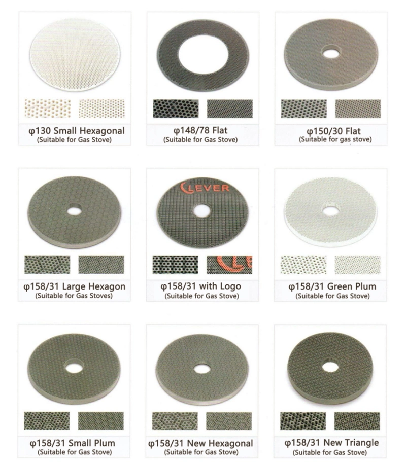 Infrared Plate Suppliers Gas Energy Ceramic Energy-Saving Panel Tiles Heater Parts