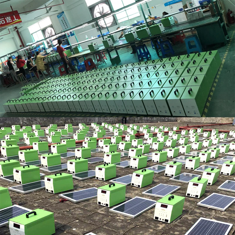 220V 1000W 2000W 3 Kw 5000W Generator with Panel Completed Offgrid Power Bank Station Home Solar Power Pannels System