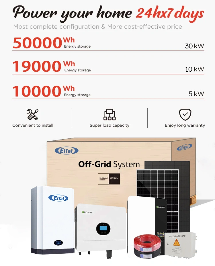 Eitai Wholesale off Gird Solar Panel Energy System 10kw