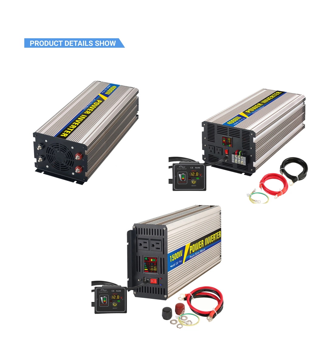 High Efficiency 12V 24V 48V Three Phase 6 Kw Hybrid Solar Power Inverter with Battery Charger Module for Solar Panel System