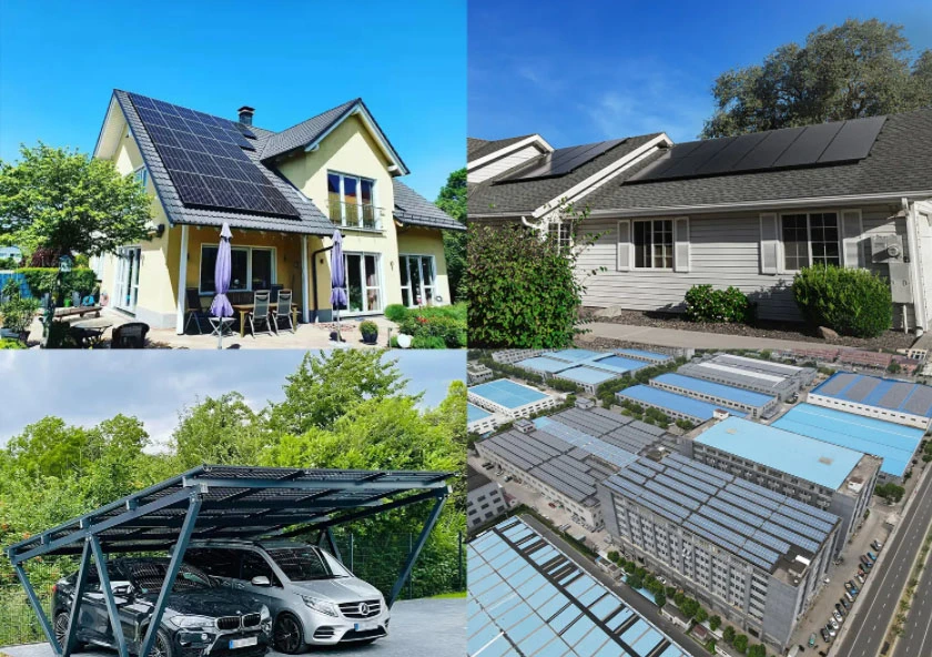 on and off Grid Solar Energy System 5 Kw Hybrid Solar Power System Home Solar Panel Kit