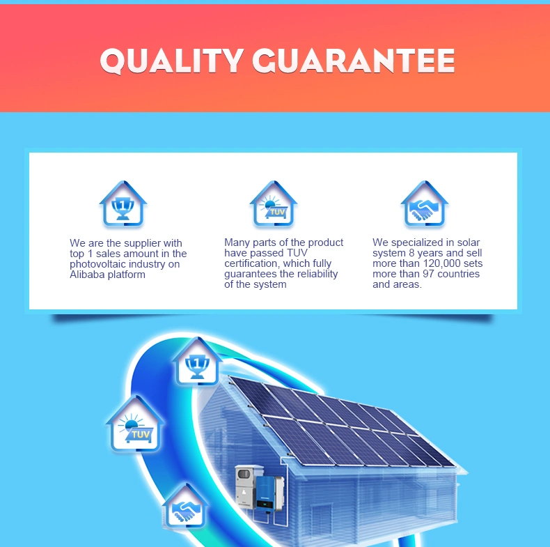 Moregosolar Storage Energy Solar System 10kw 8kw 6kw 5kw with Growatt Inverter Lithium Ion Battery