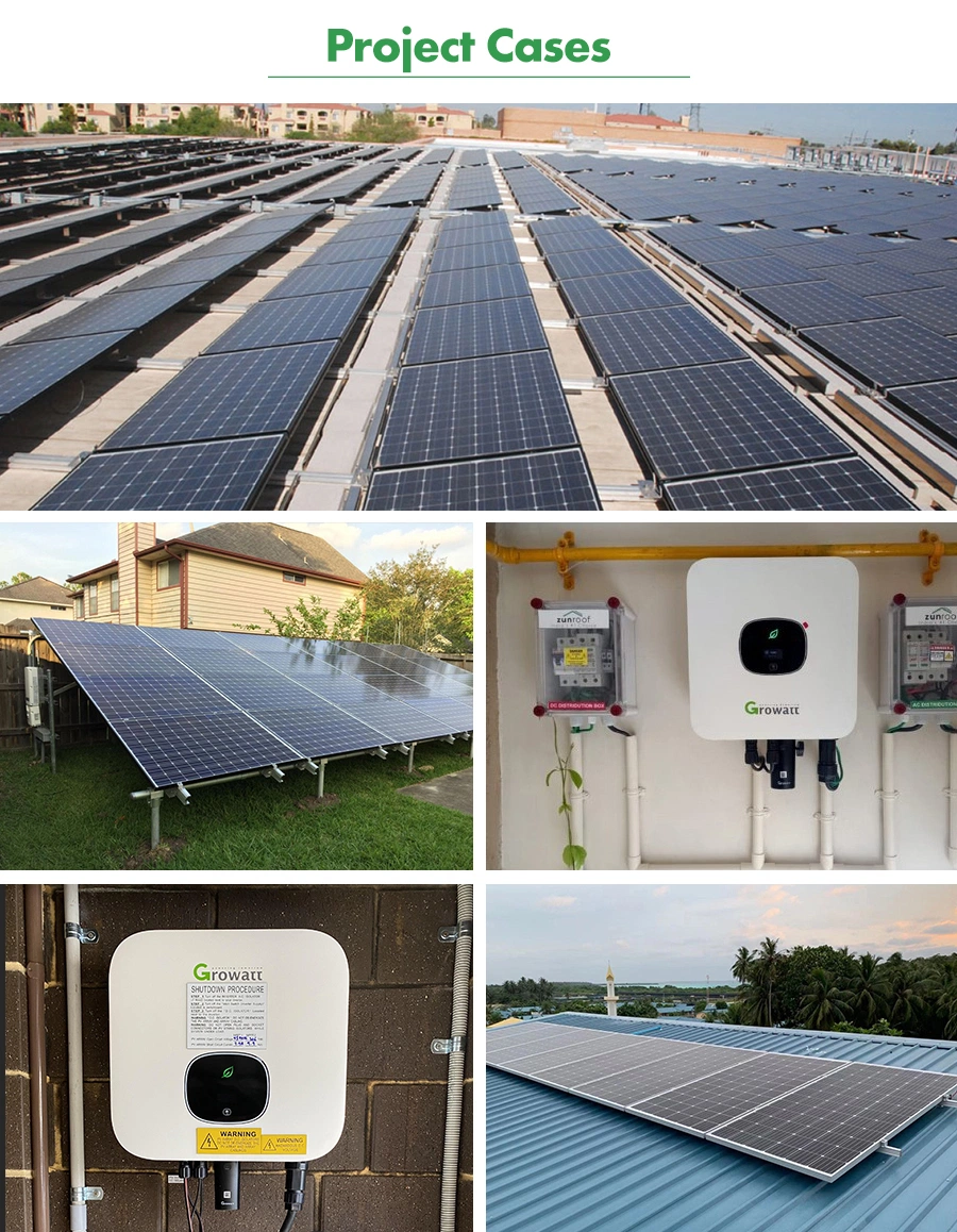 New Energy 2kw 3kw 5kw 6kw Home Grid Solar Energy System 5kVA Solar System China Market Price