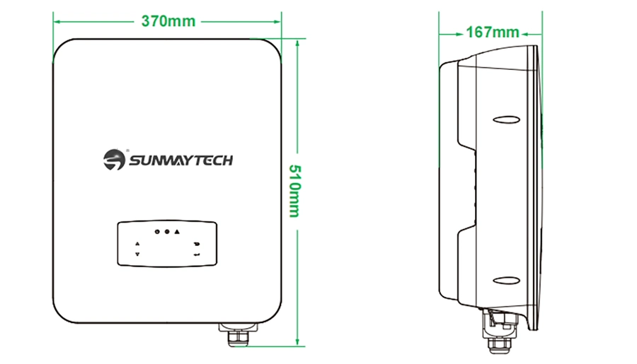 Sunway on Grid Inverter 10kw 15kw 20kw 25kw Manufacturer Price 3 Phase Inverters Solar Panel Power Systems for Home