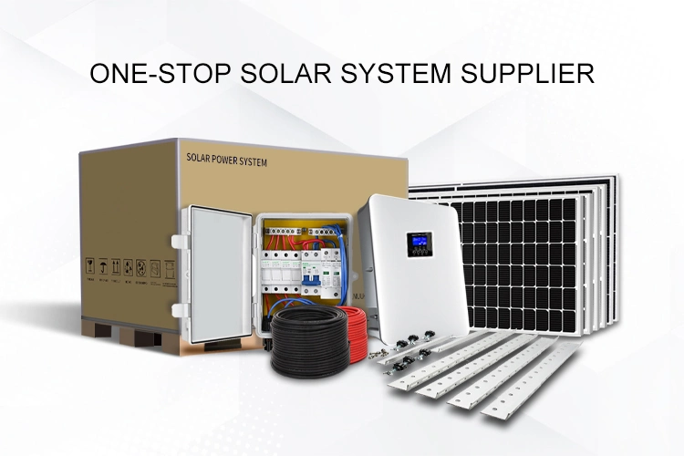 5kw Home Use Solar Module Kit off Grid Solar Generator Energy Storage Battery Solar Power System