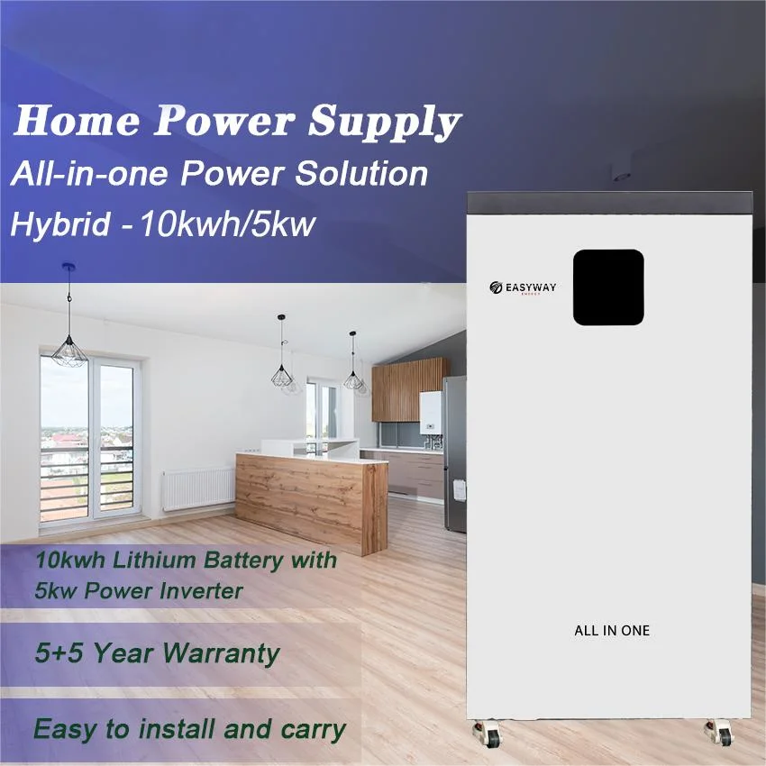 5000W Home Use Portable All in One Energy Storage 10kwh 12.5kwh Solar Power Generator Mobile PV on/off Grid Hybrid Lithium Battery Backup Solar Power Kits