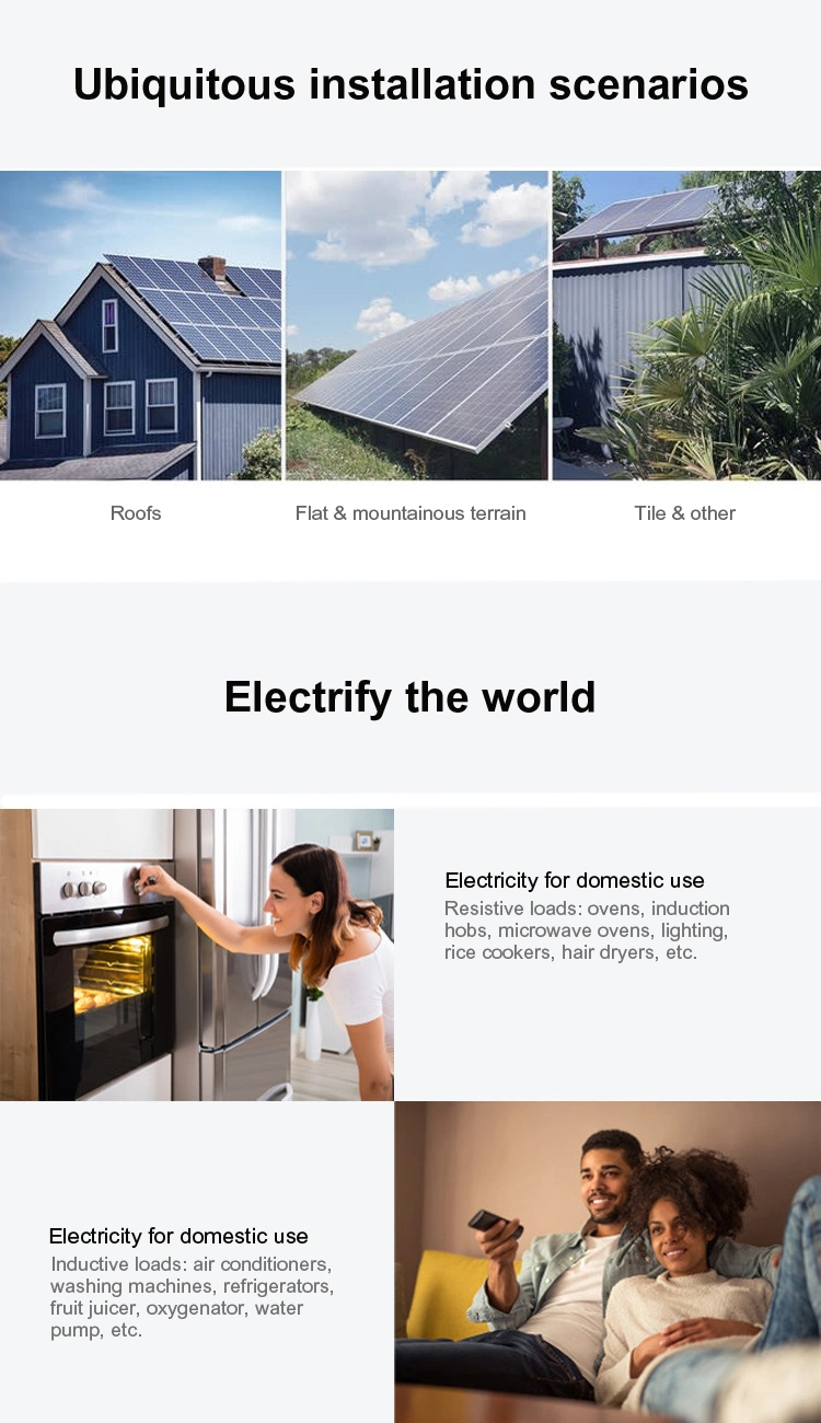 off Grid 5kw 10kw 15kw 20kw Solar Panels Kit Set 3000W Output Solar Energy Storage System 5kw Complete Photovoltaic System