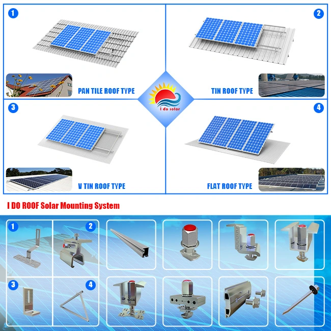 Solar Power Aluminum Tin Roof Mounts Solutions (XL197)
