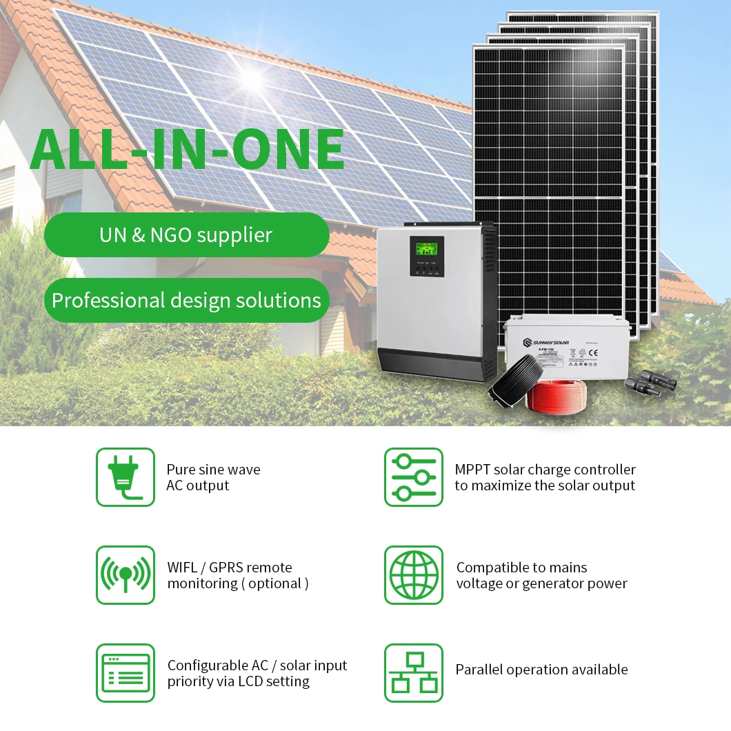 15kw Hot Selling Solar Energy System off Grid for Home Use in China