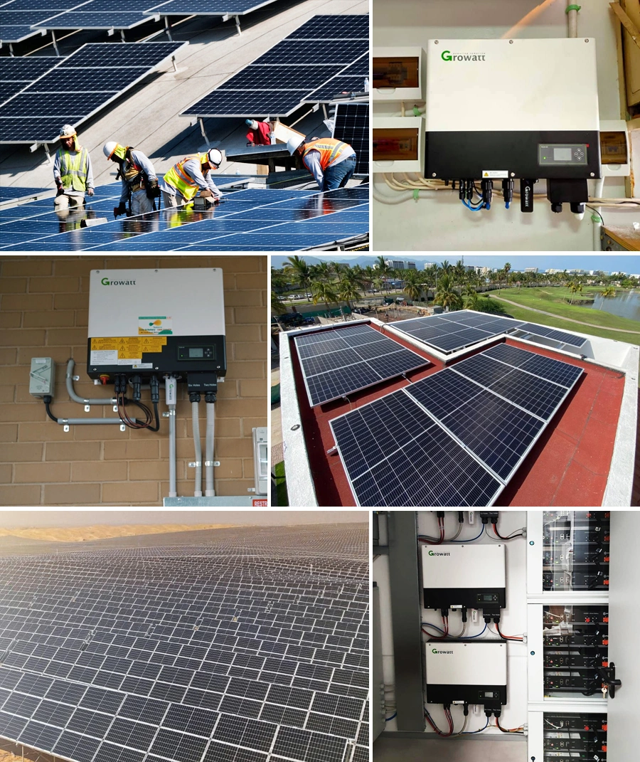 Photovoltaic Hybrid System 3kw 5kw 6kw Hybrid System Solar Inverter Hybrid Growatt