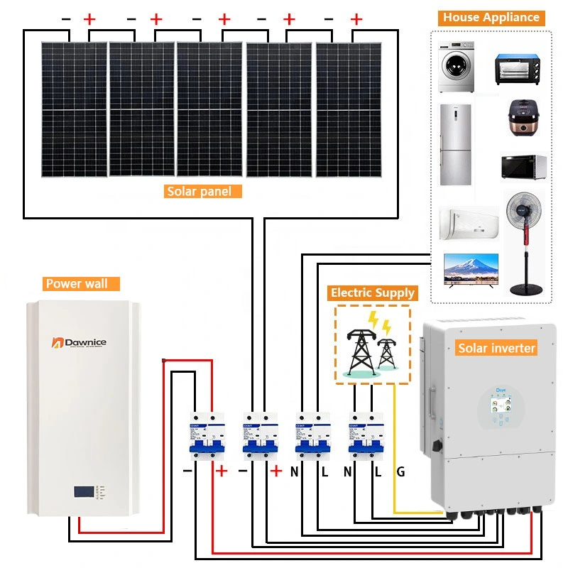 10kw 15 Kw off Grid Photovoltaic System on-Grid Tied Solar Power Energy System