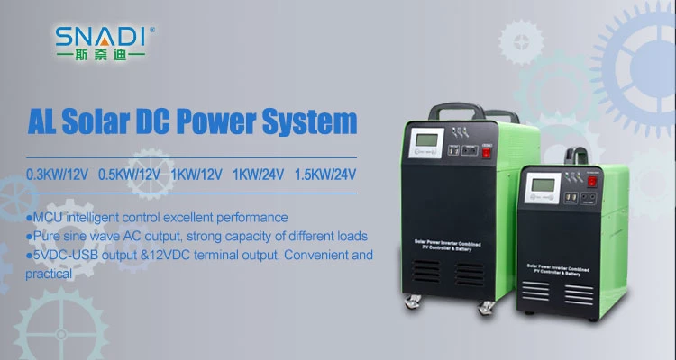 Home Use 500W Solar Generator with AC and DC Ouput Pure Sine Wave Solar Power Systems