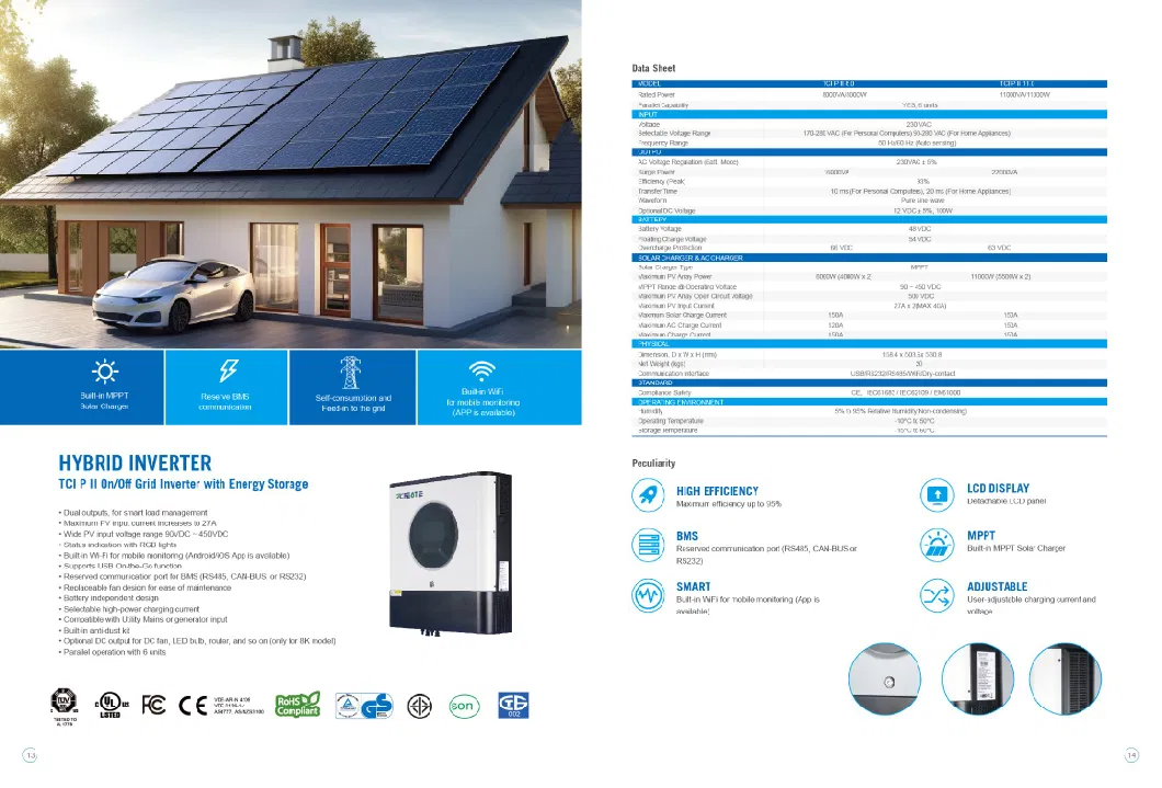 Three Phase 11KW Home Solar System Hybrid Inverter Manufacturer