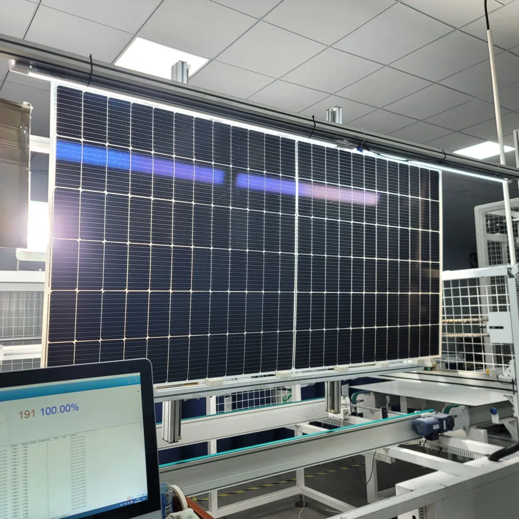 550W Ja Half Cell High Efficiency Mono PV Module Solar Panel for Home Solar Energy System