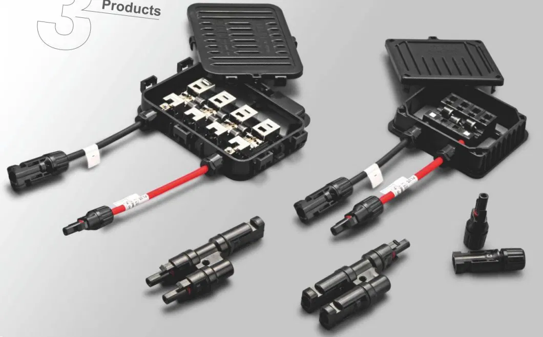 4 Rails PV Junction Box for Solar Energy System