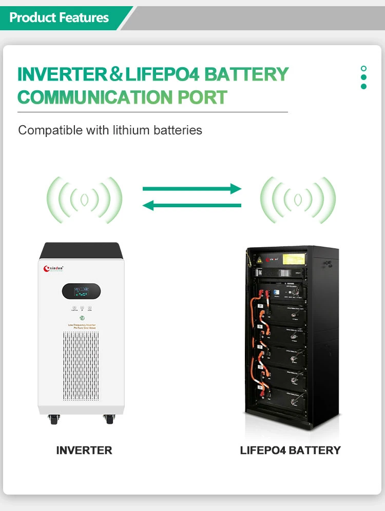 Xindun off-Grid Single Phase Photovoltaic 11kw 20kw 8kVA 10 kVA 10000 Watt 12kw 15kw 8000W 10kw 220V Solar Hybrid Low Frequency Inverter for Sale