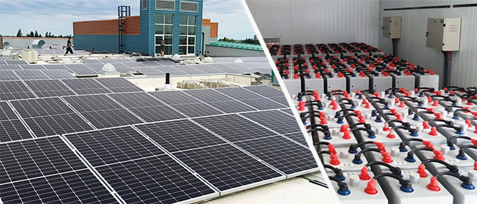 China Top 30kw 150kw 50 kVA Grid System Hybrid Inverter Solar System with Factory Price