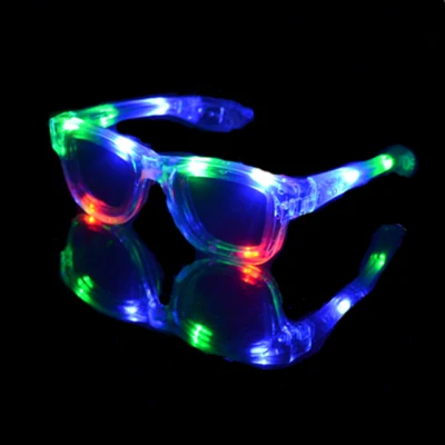 Party Supplier RGB Color Change LED Glasses Party Sunglasses Glow Eyewear Illuminate Sunglasses