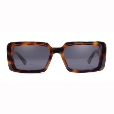 2023 Famous Design Rectangular Shade Acetate Cr39 Sunglasses Fast Delivery Top Quality Fashion Designer Sun Glasses