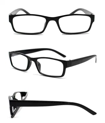 Small Square Frame Plastic Reading Glasses (WRP805032)