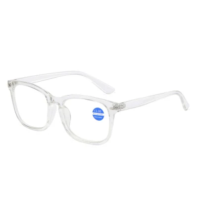New Big Frame Fashion Anti-Blue Reading Glasses for Men and Women Retro HD Reading Glasses Wholesale Elderly Reading Glasses