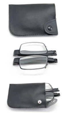 Foldable Metal Reading Glasses with Case Packing