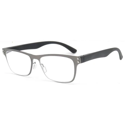 Hot Sale Men Optical Glasses Anti Blue Light Eyeglasses Fashion Metal Glasses