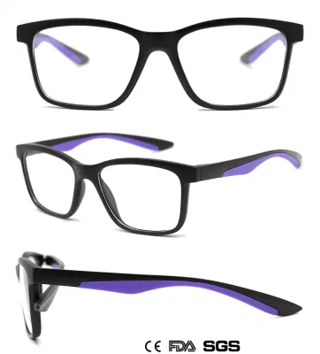 Fashion and Hot Selling Plastic Square Unisex Reading Glasses, Eyeglasses, Eyewear (WRP902027)
