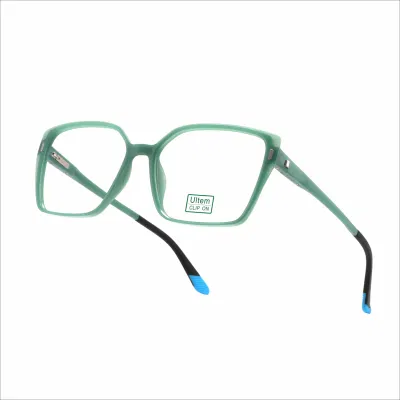  Newest Colorful Injection Frame Ladies Optical Eyeglasses