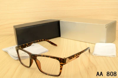 Fashion Unisex Spring Hinge Eyewear Frame Custom Plastic Reading Glasses with a Pattern on The Top Part of The Front Frame (WRP805029)