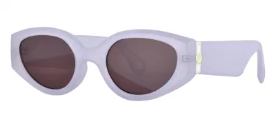 2022 Oversized Polygon Sunglasses Fashion UV400 Custom Logo Square Big Frame Candy Purple Luxury Brand Sun Glasses