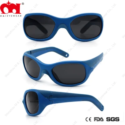 Sports Riding Kids Sunglasses UV400 Durable Simple Children Shades (YG20035)