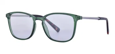 New Fashion Olive Color Tr90 Optical Glass Prescription Glasses with Metal Temple,