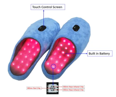 135PCS Red Light 3 Blue Light Warm Anti-Inflammatory Red Light Slippers One Piece Hair Replacement Suitable for Home