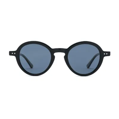 Round Shape Acetate Slim Frame Retro Classical Polarized Shades UV400 Sunglasses