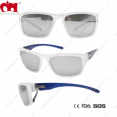 Sports Curve Shades Plastic Fishing Eyewear Men Driving Sunglasses (WSP20195)