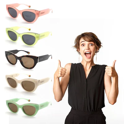 Plastic Wholesale Oversized Fashionable Women Men Brand UV400 Black Sun Glases Colored Designer Sunglasses Sun Glasses