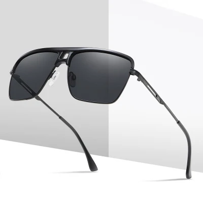 Fashion Mens Polarized Sun Glasses Metal Tr90 Made Tac Sunglasses Italy Design 3337