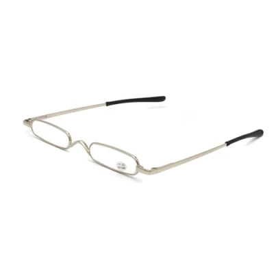 Readsun Unisex Metal Thin Frame Reading Glasses with Pen Box