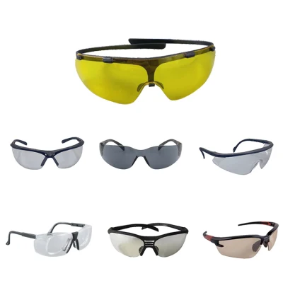 Fashion Safety Glasses Work Eye Protection Wrap Around Z87 Sports Glass Orange Fiber Msa Sun Protective Purpose in China