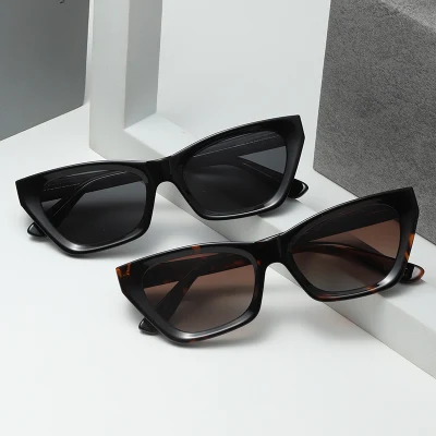 2024 New Factory Sells Custom Men Fashionable Rectangular Retro High-Quality and Affordable Branded Women Sunglasses