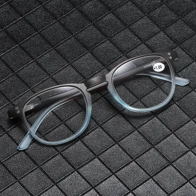 Factory Direct Sale Fashion Retro PC Small Round Eyeglasses Frames AC Lenses Designer Custom Eyewear Unisex Reading Glasses