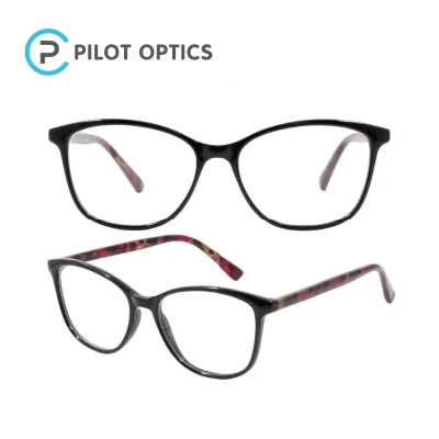 Pilot Optics 2024 Hot Sell Square Spectacle Eye Glasses Women Optical Frame